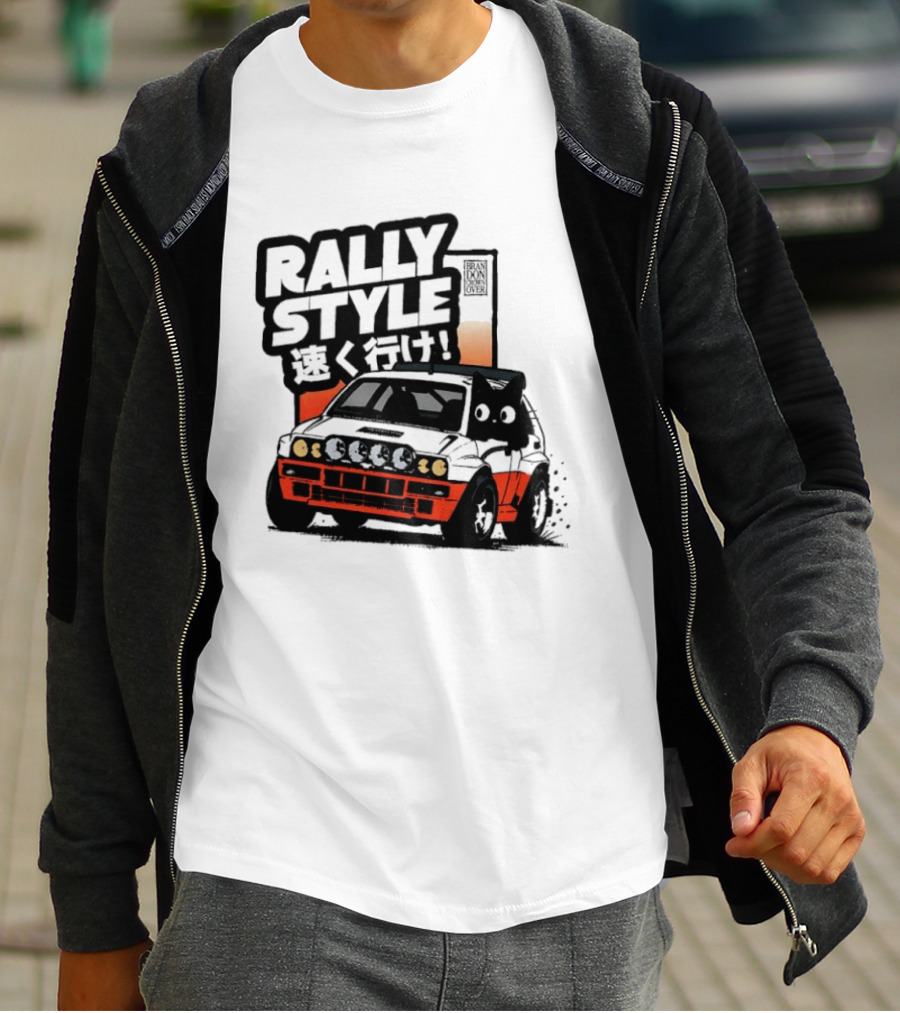 Rally Style Lancia Delta Integrale Hayashi Iku Speed T-Shirt