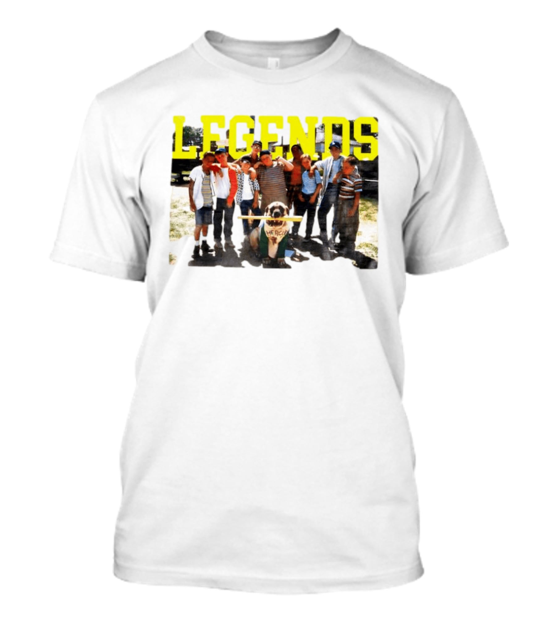 The Sandlot Legends With Hercules The Dog Movie Characters T-Shirt