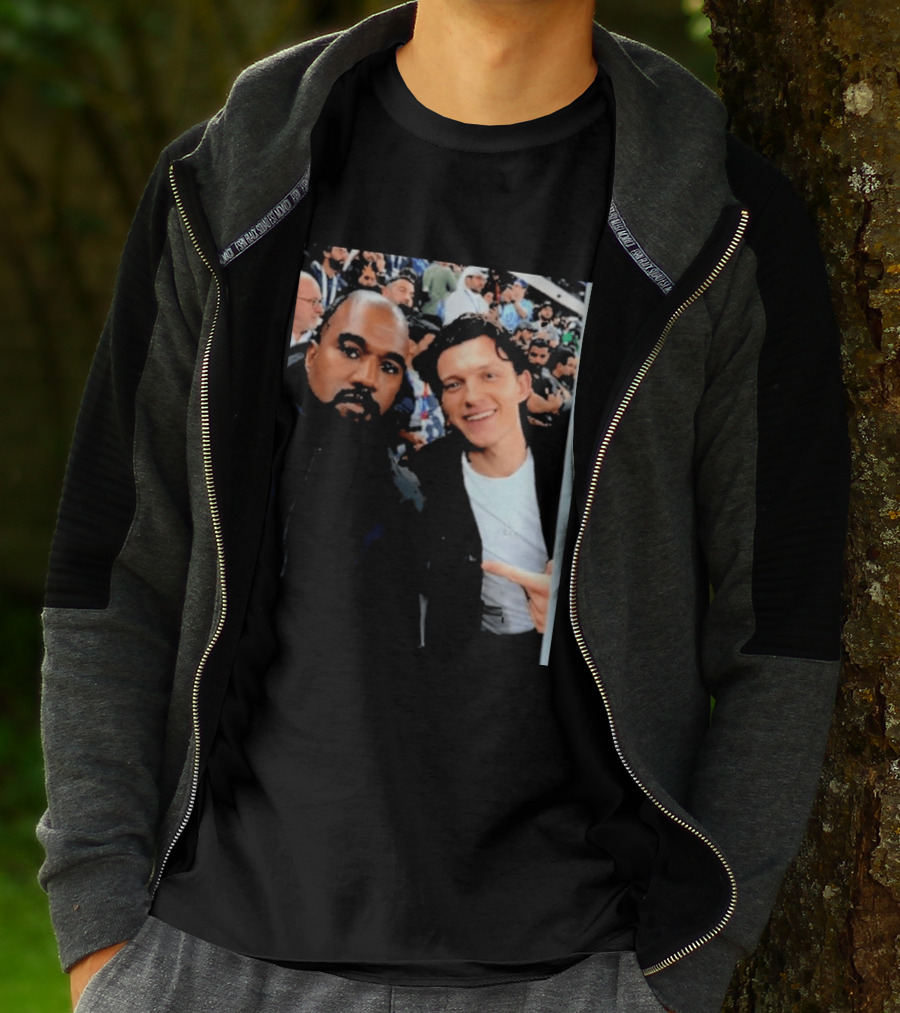 Kanye West And Tom Holland Iconic Celebrity Selfie At Event T-Shirt