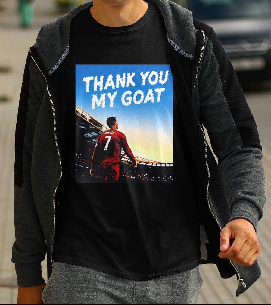 Thank You My Goat Cristiano Ronaldo 7 Portugal National Team T-Shirt