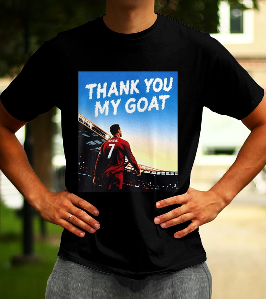 Thank You My Goat Cristiano Ronaldo 7 Portugal National Team T-Shirt