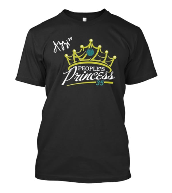 Dallas Wings Azzi Fudd People's Princess 35 Basketball T-Shirt