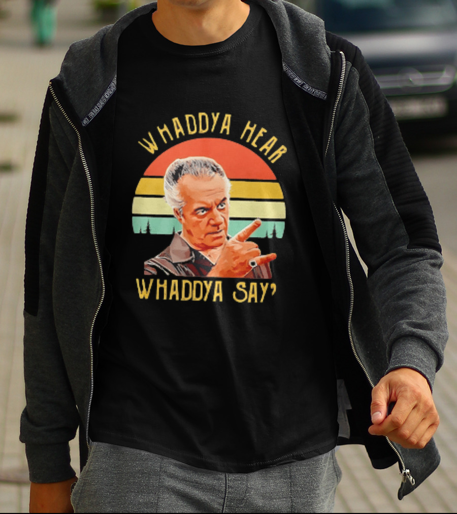 The Sopranos Paulie Walnuts Whaddya Hear Whaddya Say T-Shirt