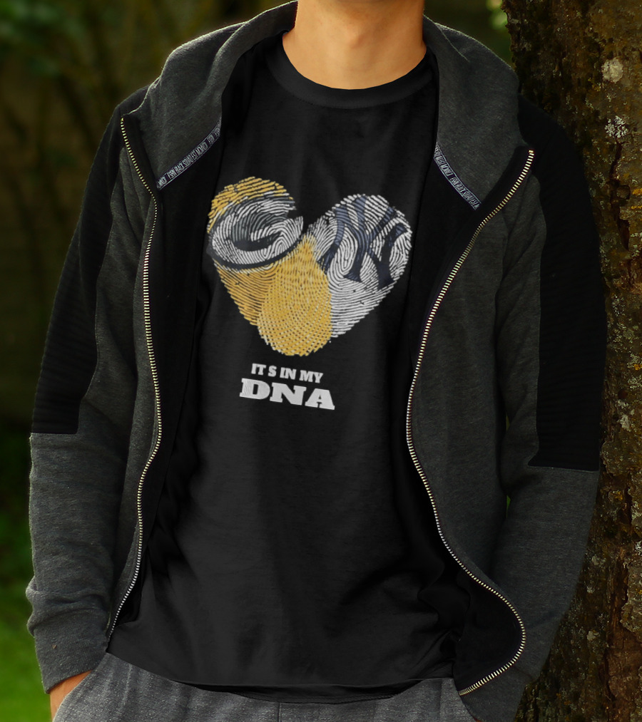 Heart Fingerprint It's In My DNA New York Yankees T-Shirt