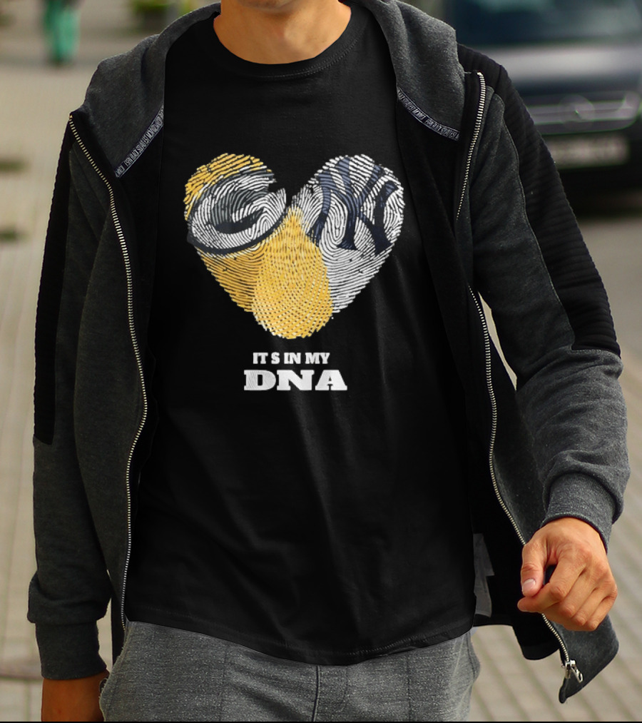 Heart Fingerprint It's In My DNA New York Yankees T-Shirt