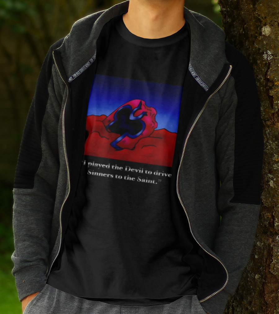 Magneto Helmet I Played The Devil To Drive Sinners To The Saint T-Shirt
