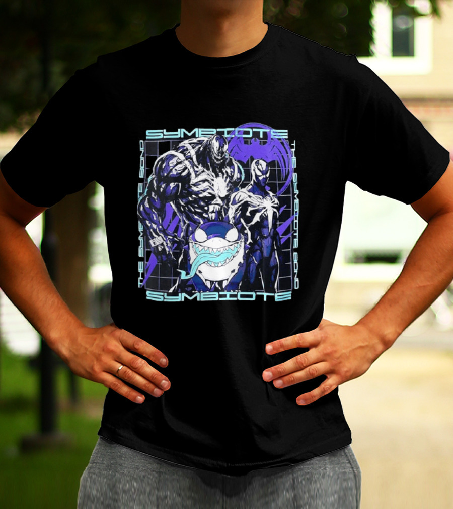 Symbiote Bond Venom Spider Man Villain Heroes Streetwear T-Shirt