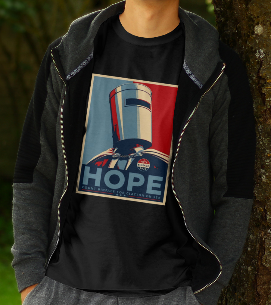 Hope Count Binface Vote Binface 2026 Clacton On Sea T-Shirt