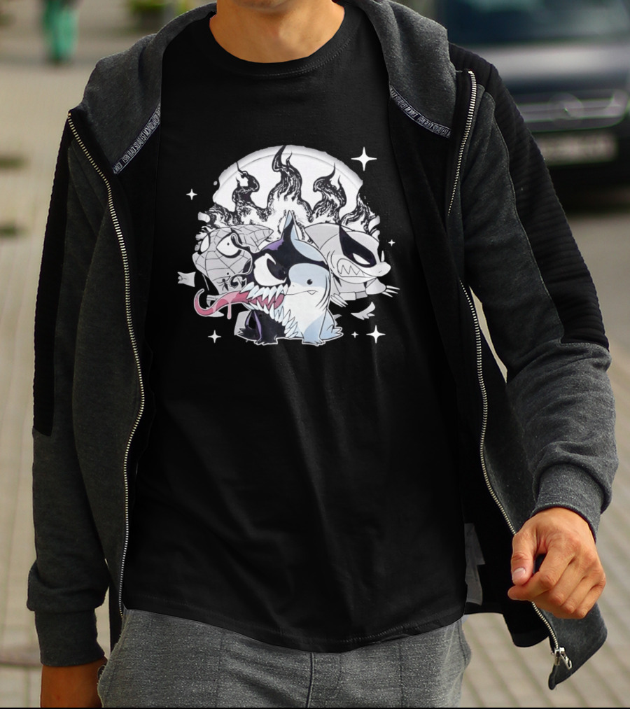 Venomous Spider Shark Wolverine Fusion With Symbiote T-Shirt