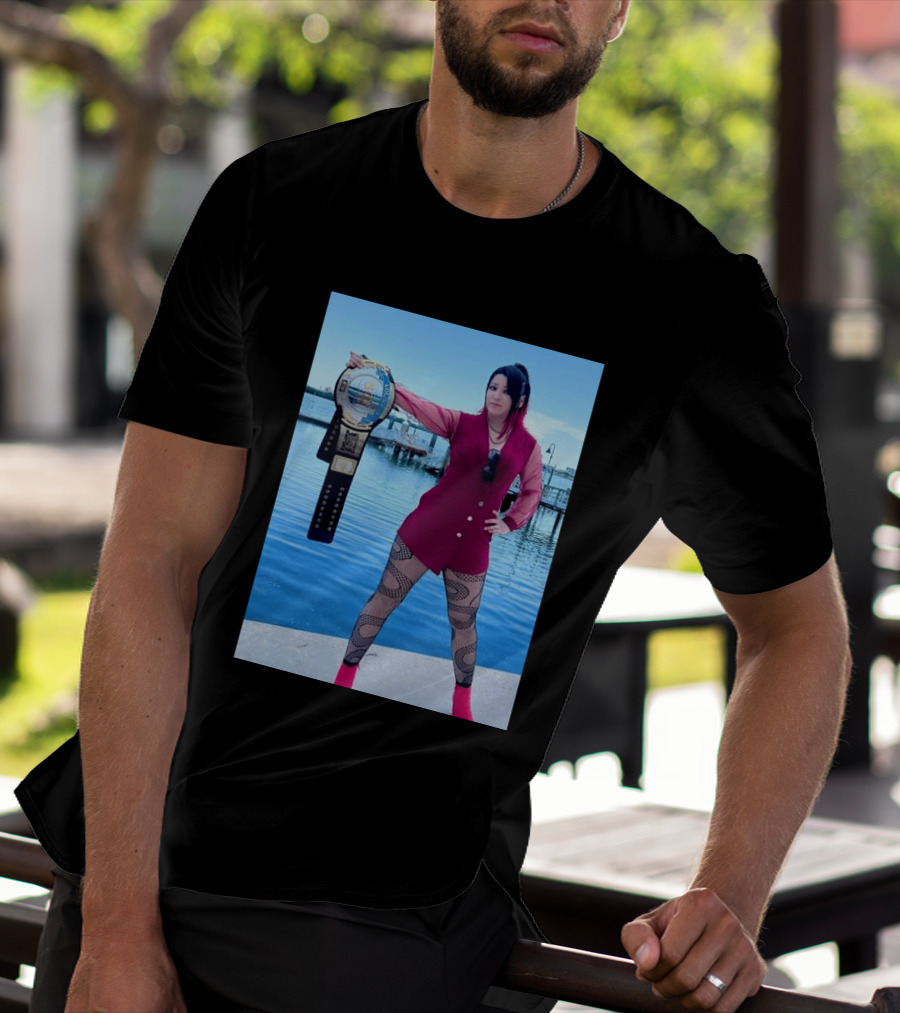 We Are At The Beach Hikaru Shida Wrestling Champion Dockside T-Shirt