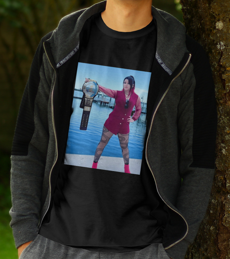 We Are At The Beach Hikaru Shida Wrestling Champion Dockside T-Shirt