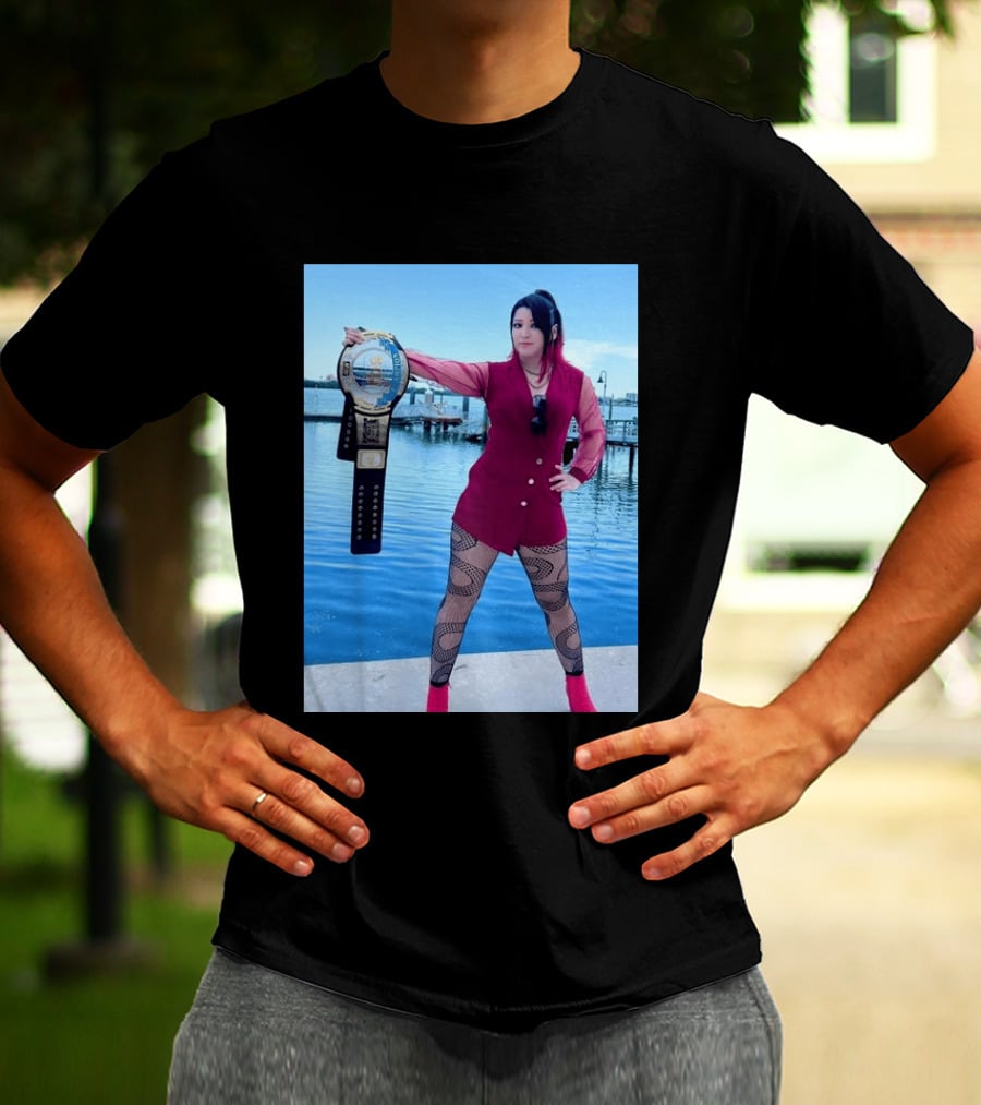 We Are At The Beach Hikaru Shida Wrestling Champion Dockside T-Shirt