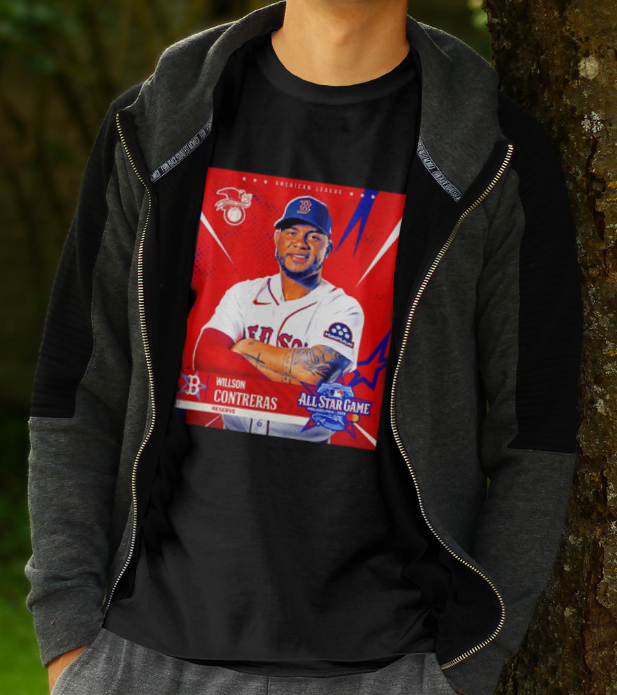 Boston Red Sox Willson Contreras 2026 All Star Game Reserve American League T-Shirt