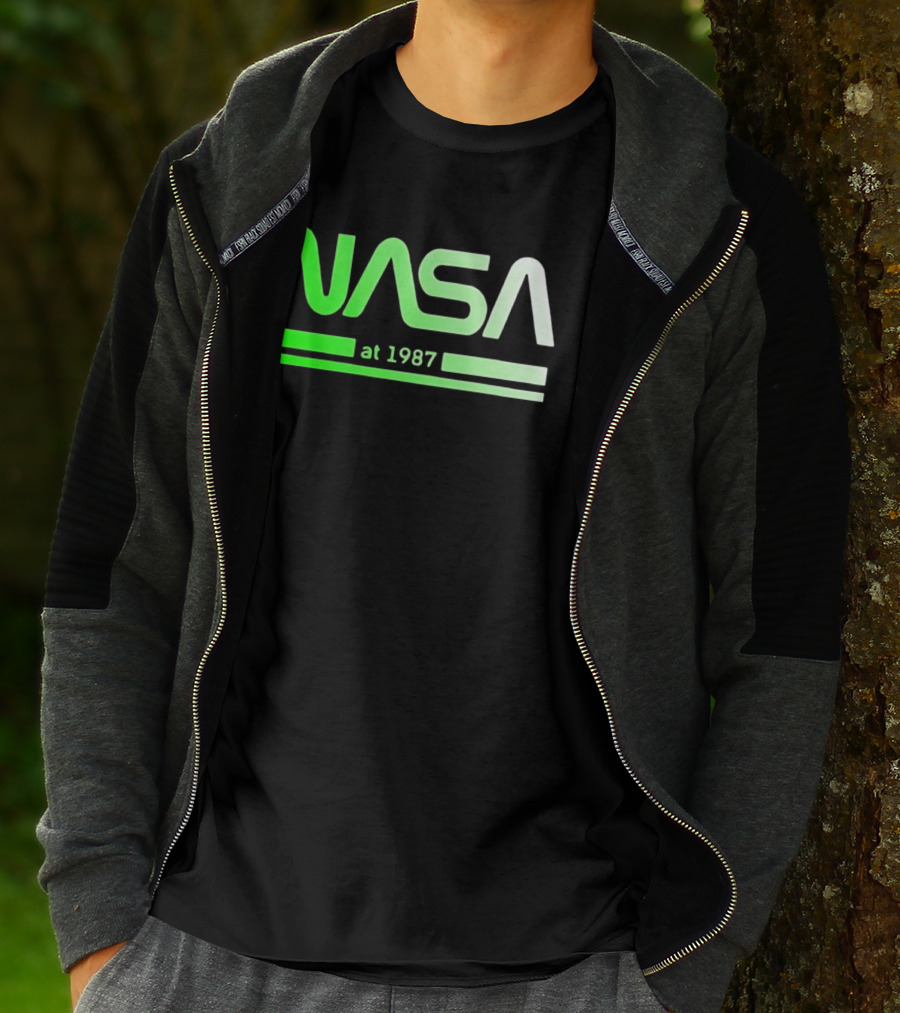 NASA Neon Green 1987 T-Shirt