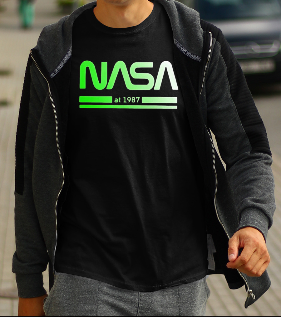 NASA Neon Green 1987 T-Shirt