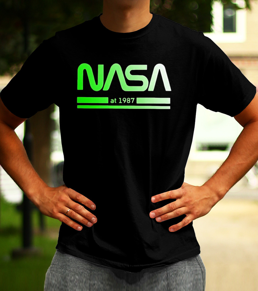 NASA Neon Green 1987 T-Shirt