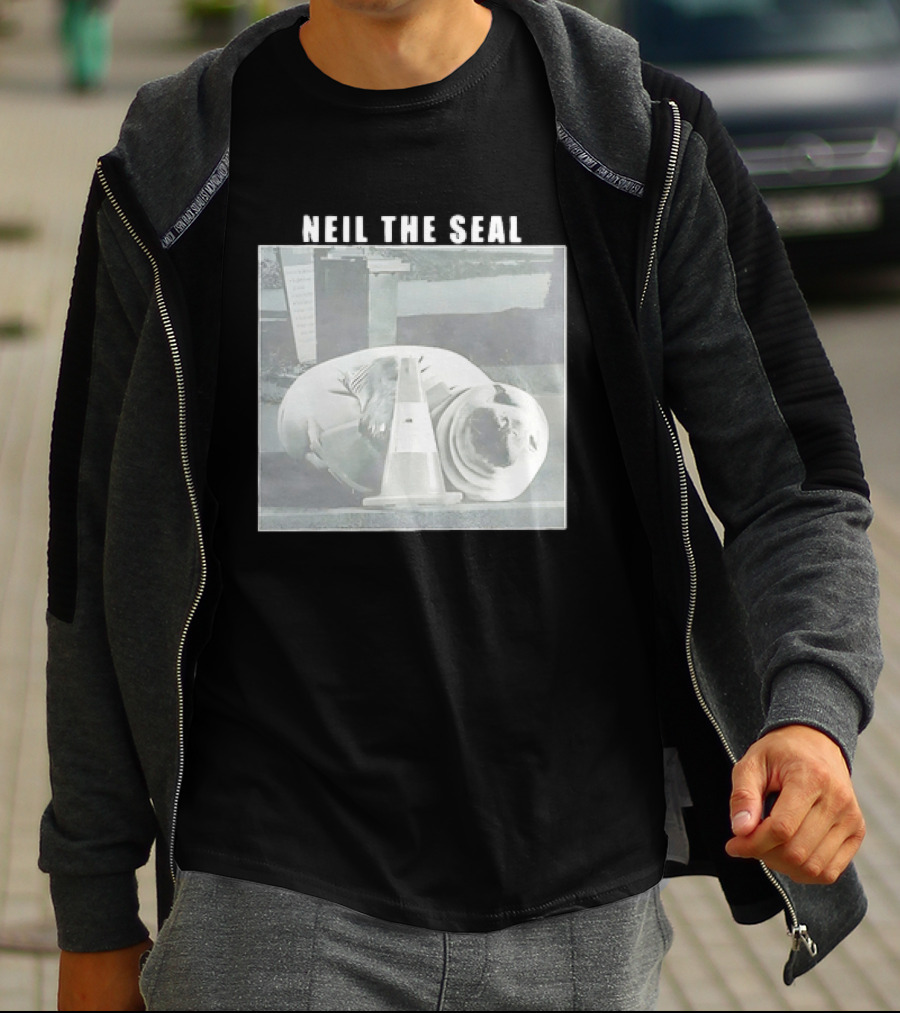 Neil The Seal With Traffic Cone Become Ungovernable T-Shirt