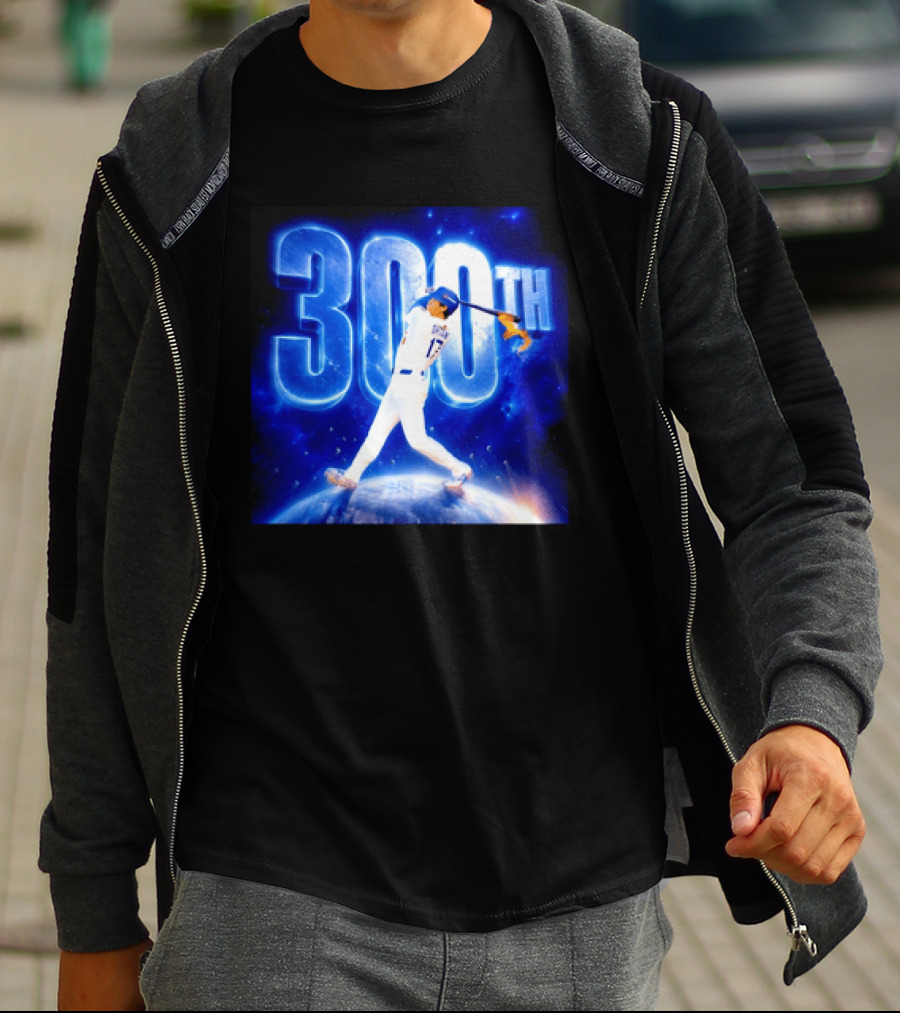 Shohei Ohtani 300th Home Run 17 Power Swing Los Angeles Dodgers T-Shirt