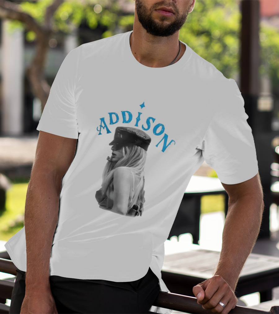 Addison Rae I Got It Bad Black Hat Blue T-Shirt