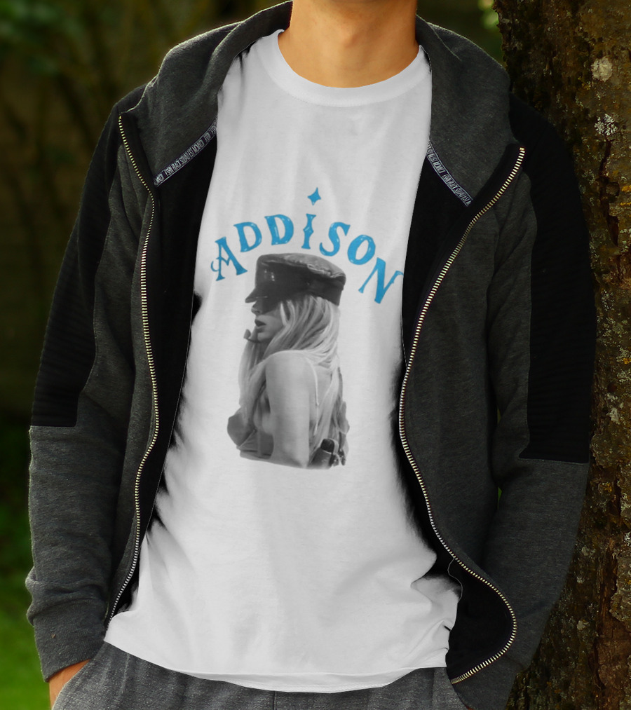 Addison Rae I Got It Bad Black Hat Blue T-Shirt