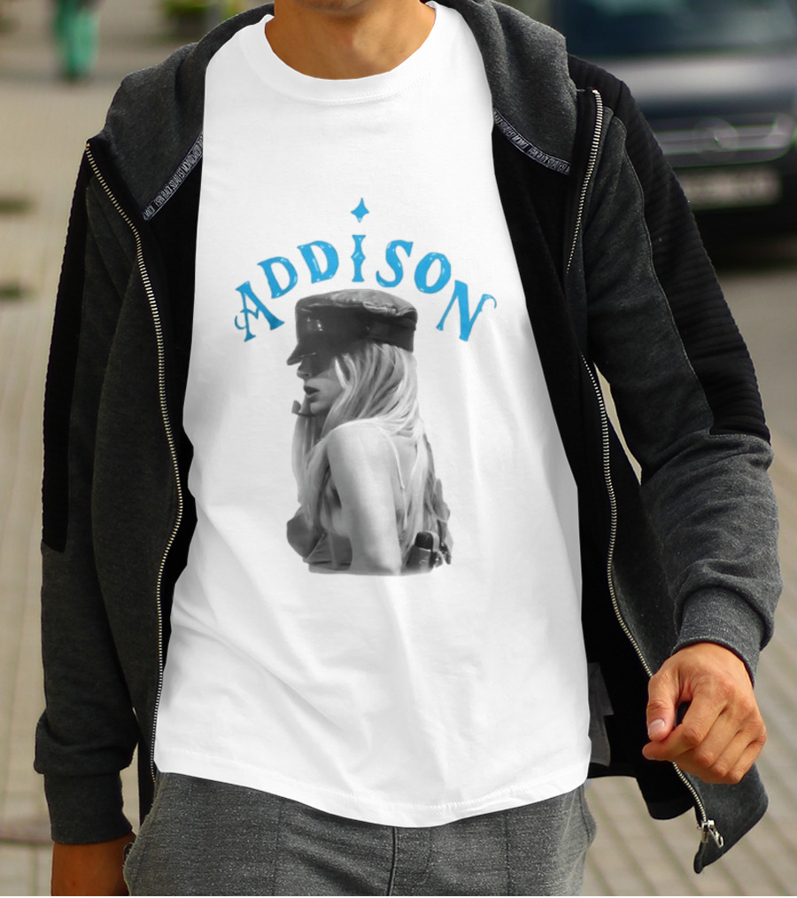 Addison Rae I Got It Bad Black Hat Blue T-Shirt