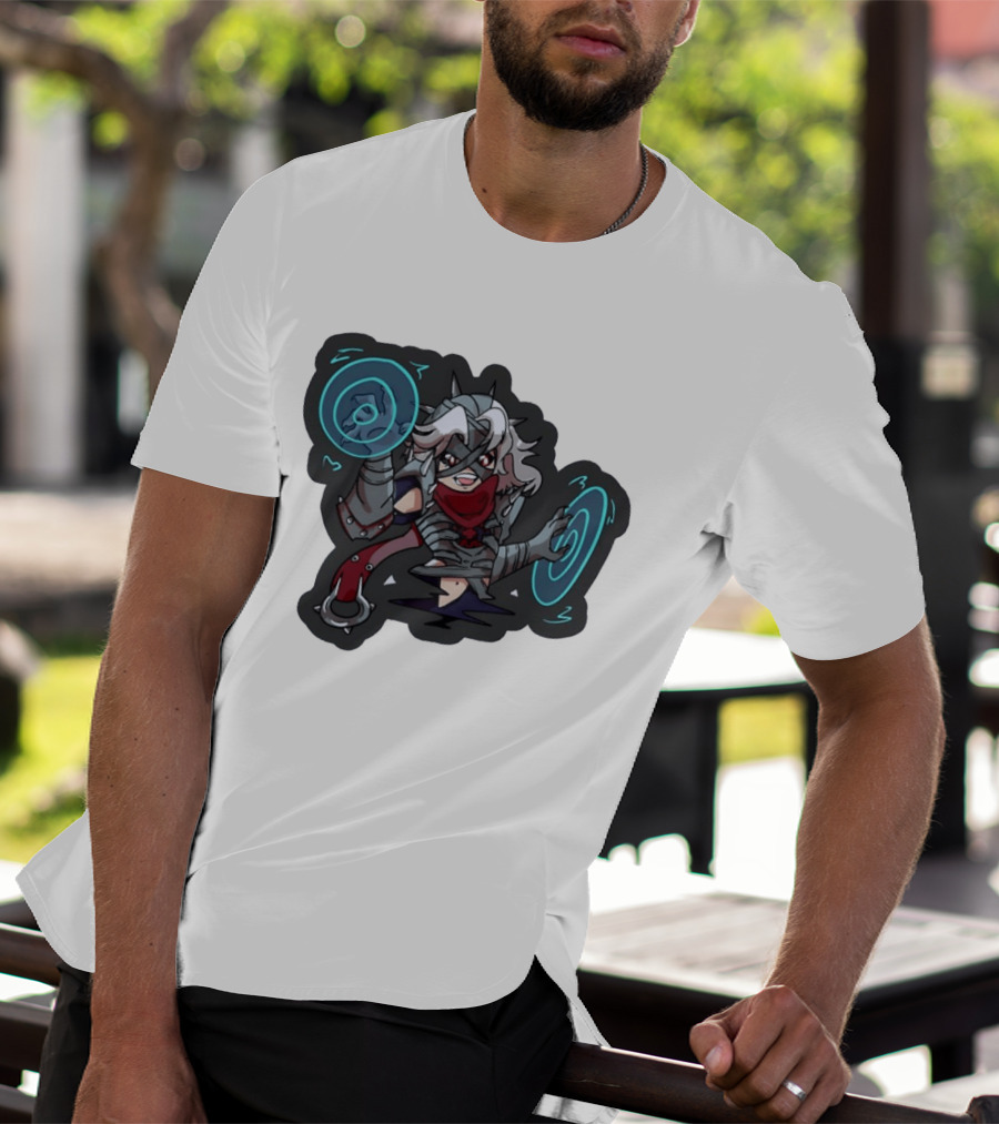 Chibi Warrior Anime Magic Casting Enchanted Spells Gaming Adventure T-Shirt