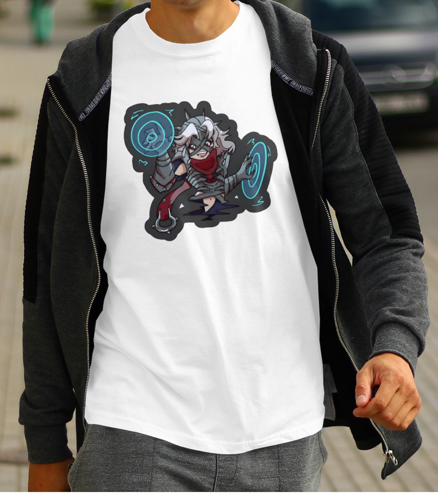 Chibi Warrior Anime Magic Casting Enchanted Spells Gaming Adventure T-Shirt