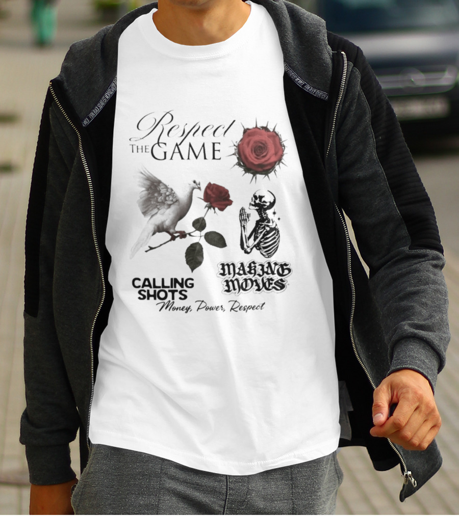 Respect The Game Calling Shots Always Power Thrasher House T-Shirt