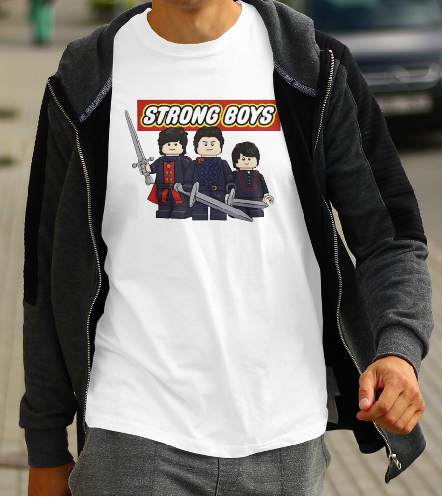 Strong Boys Lego Characters House Of The Dragon Fantasy Figures T-Shirt