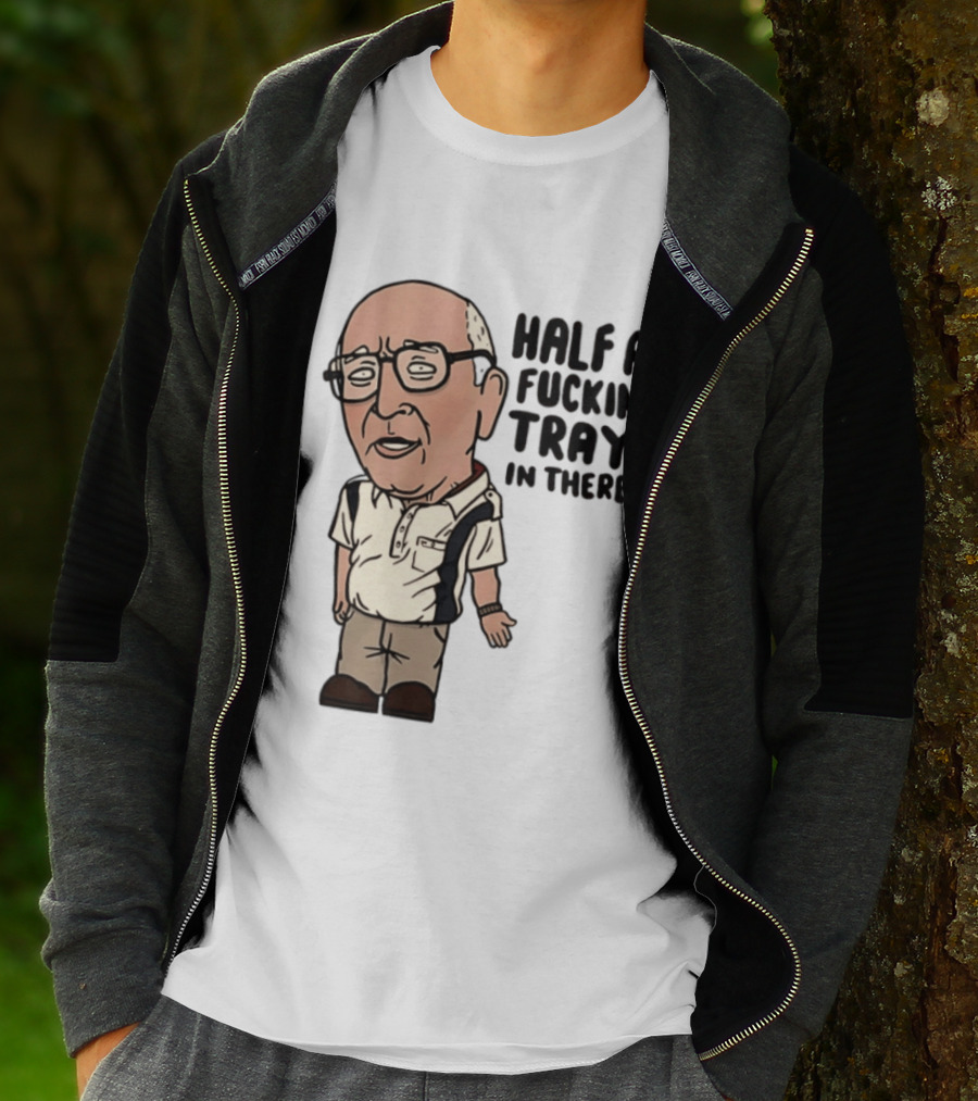 The Sopranos Uncle Junior Half A Fuckin Tray In There Cartoon T-Shirt