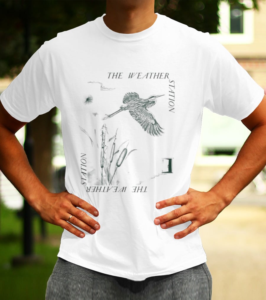 The Weather Station Heron Wild Peppler Hill T-Shirt
