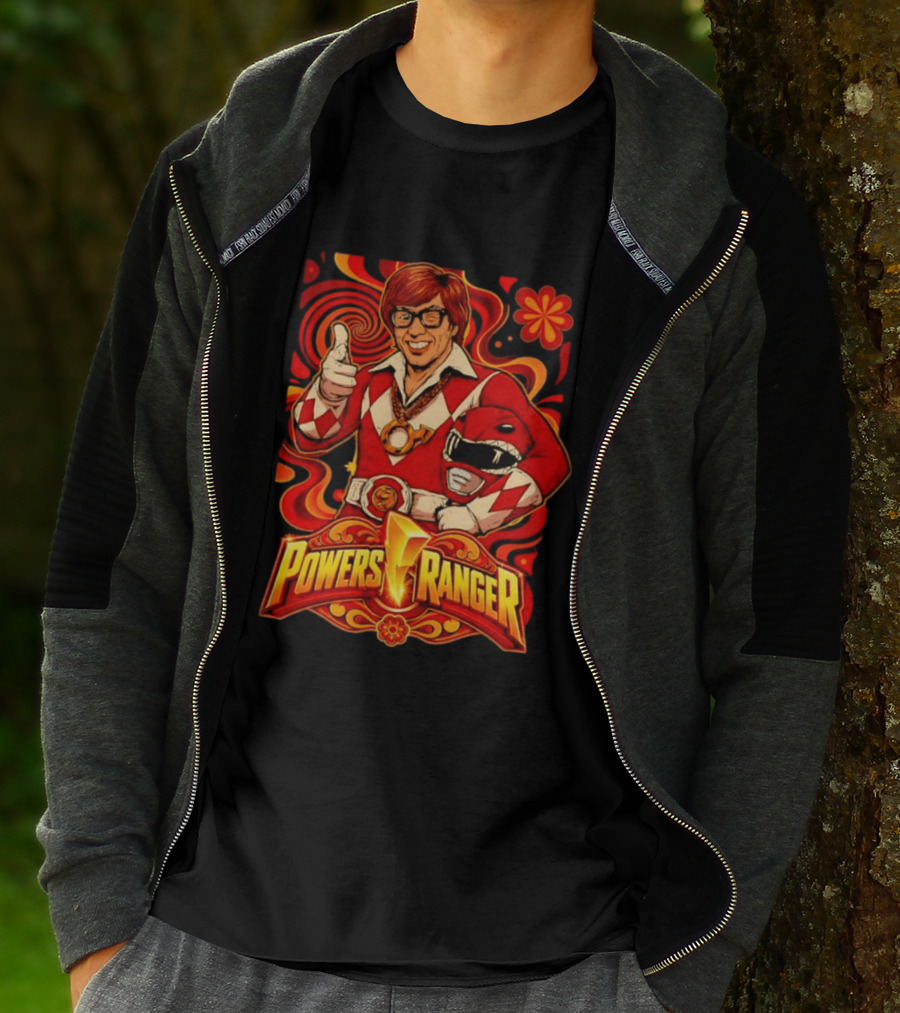 Powers Ranger Austin Powers Power Rangers T-Shirt
