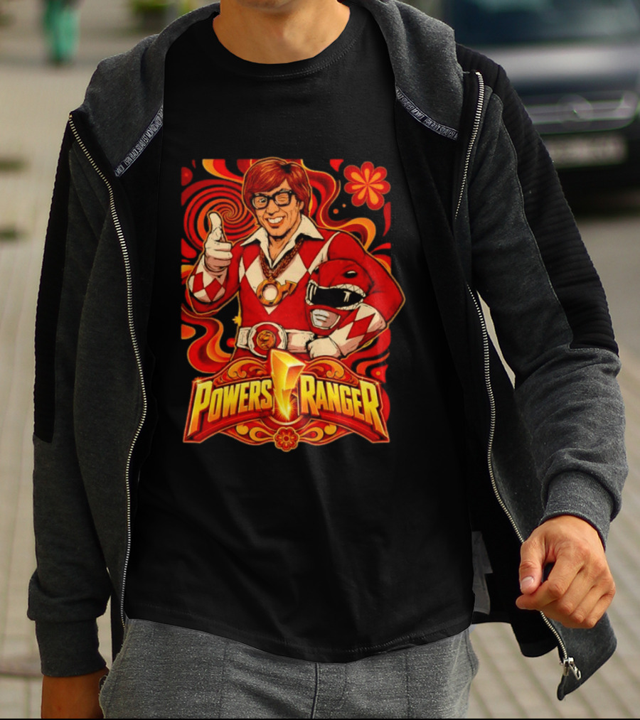 Powers Ranger Austin Powers Power Rangers T-Shirt