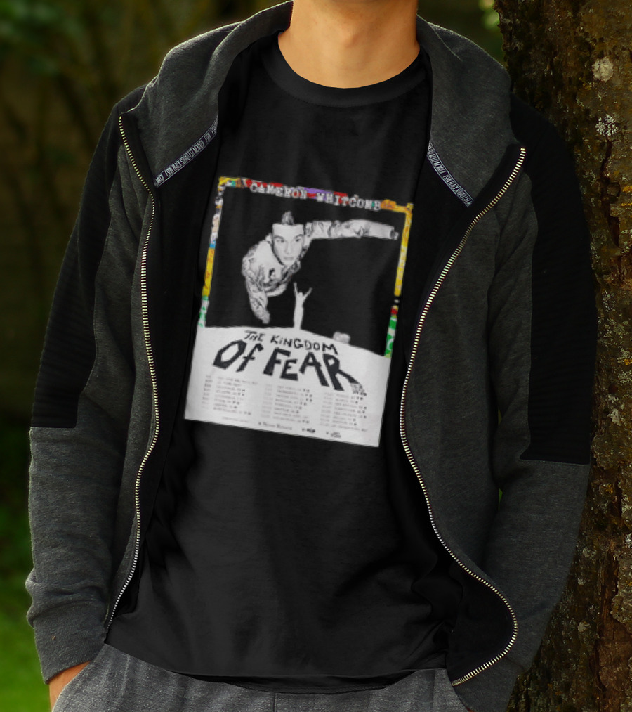Cameron Whitcomb The Kingdom Of Fear Tour 2026 Dates And Locations T-Shirt
