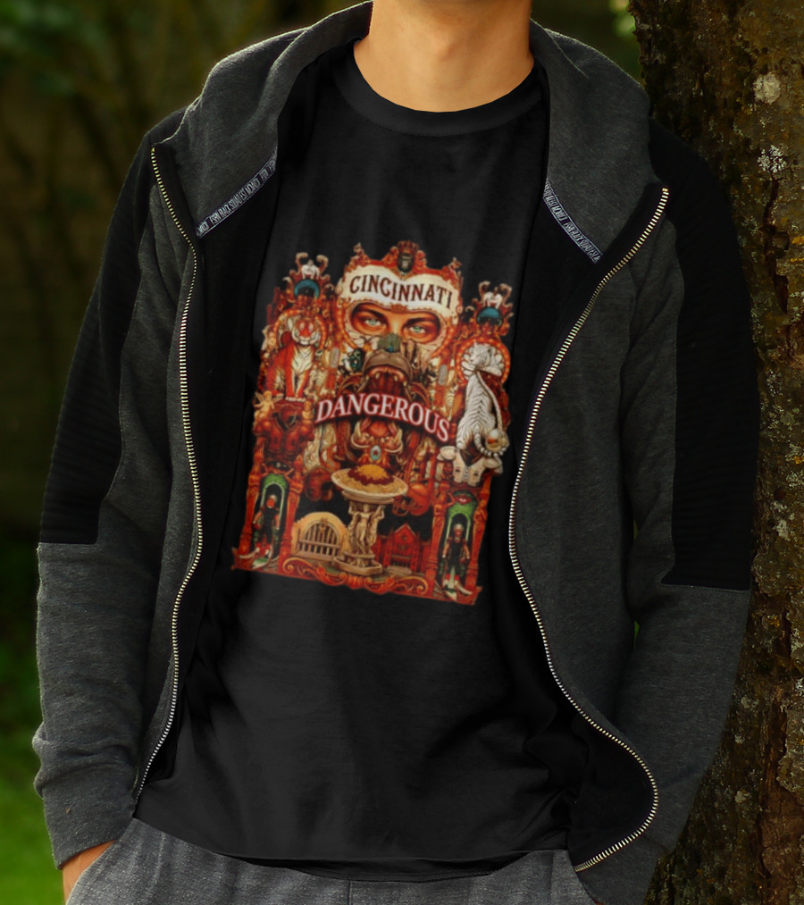Cincinnati Dangerous Tiger Lord Of The Jungle T-Shirt