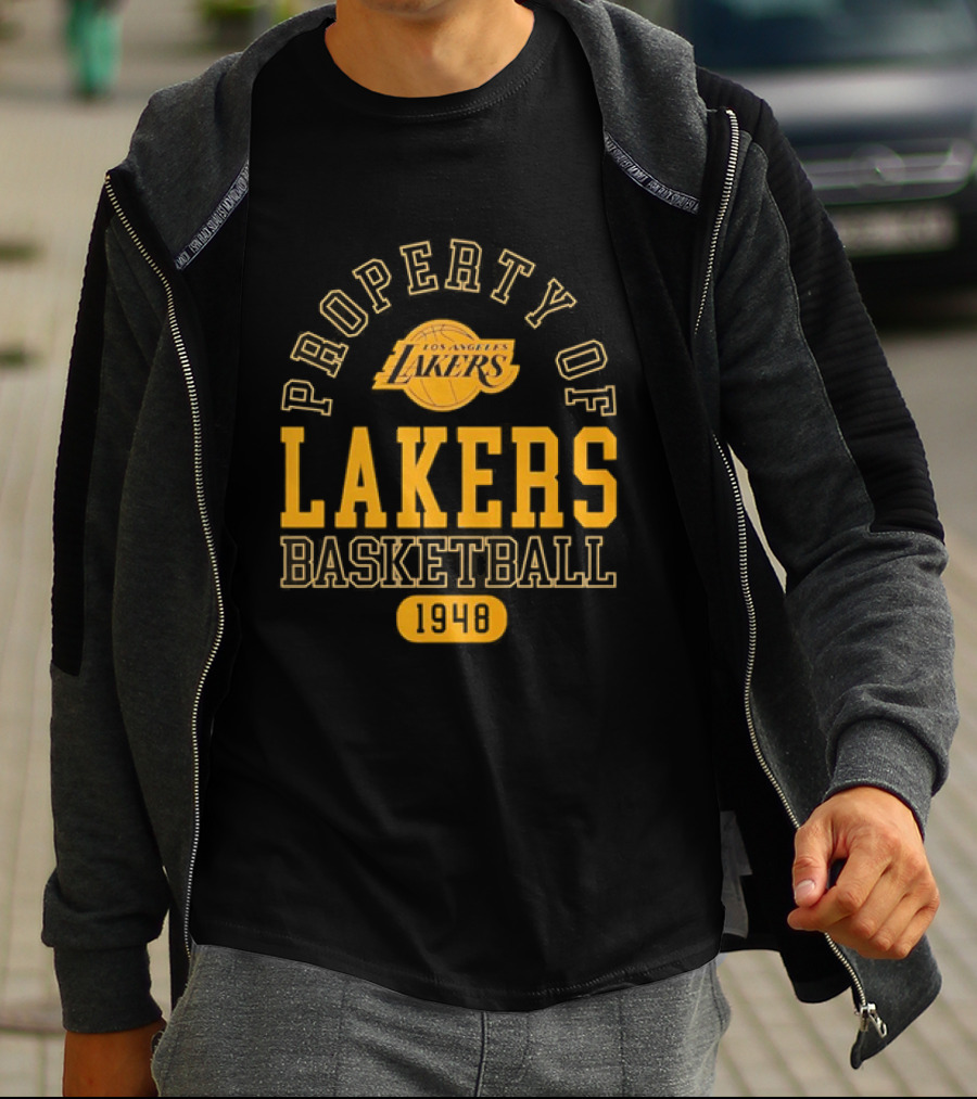 Property Of Los Angeles Lakers Basketball 1948 T-Shirt