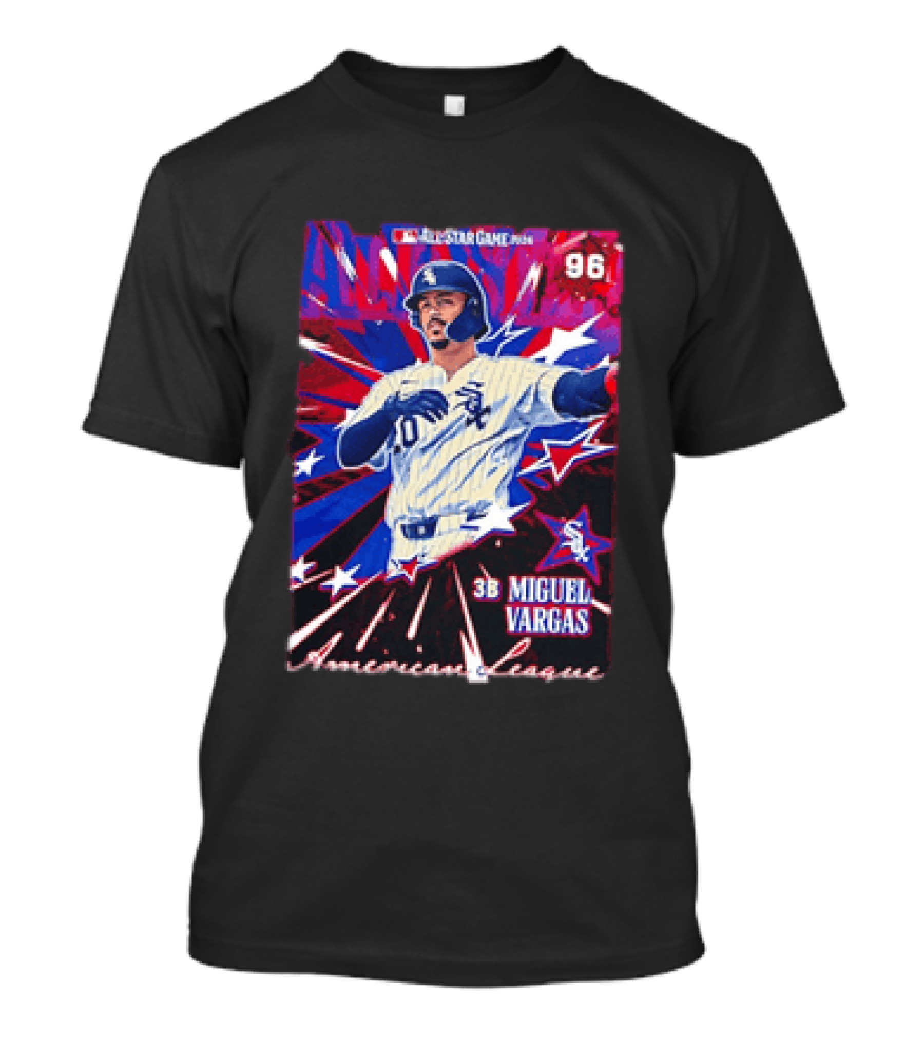 MLB All Star Game 2026 Miguel Vargas Chicago White Sox 3B American League 96 T-Shirt