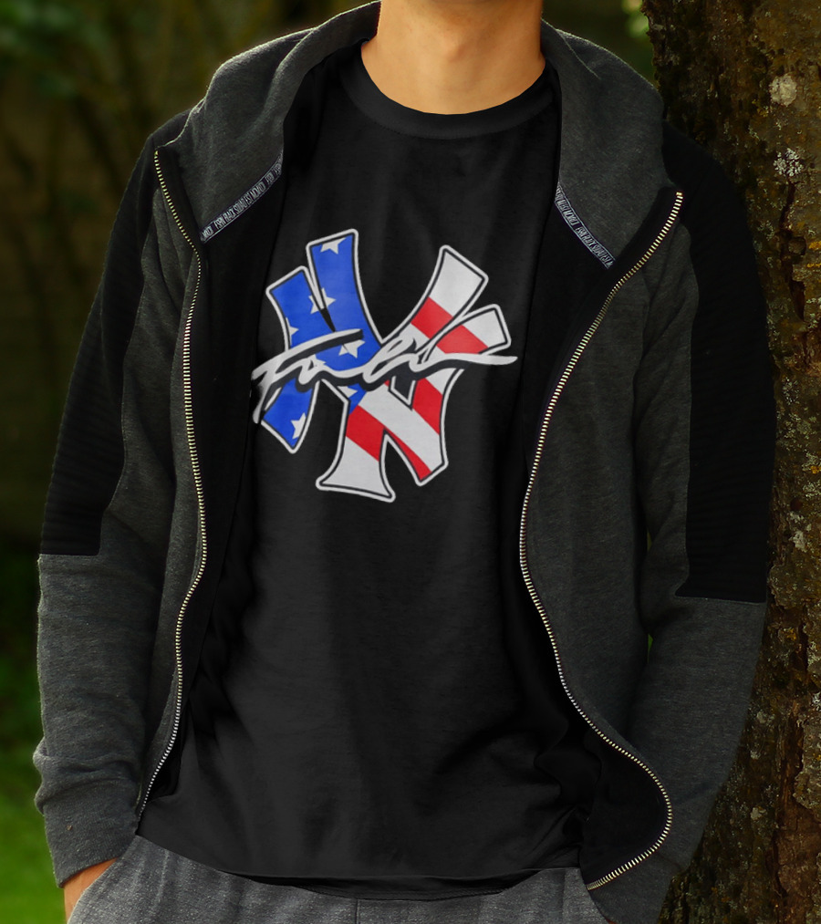 MLB New York Yankees Stars And Stripes American Flag T-Shirt