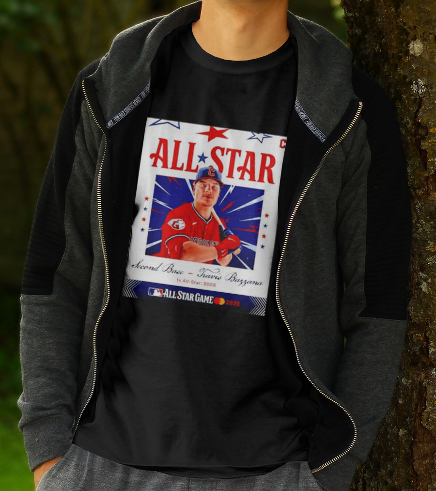 Travis Bazzana 2026 MLB All Star Game Second Base Player Card T-Shirt