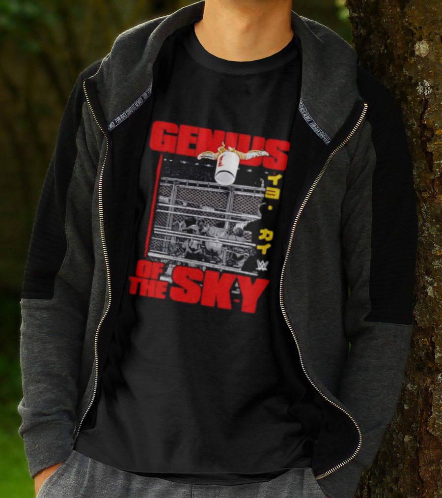 Genius Of The Sky Iyo Sky WWE Trash Can Flip T-Shirt