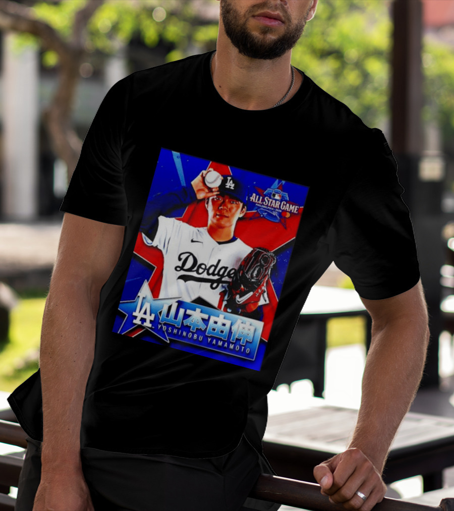 Los Angeles Dodgers Yoshinobu Yamamoto 2026 All Star Game Baseball T-Shirt