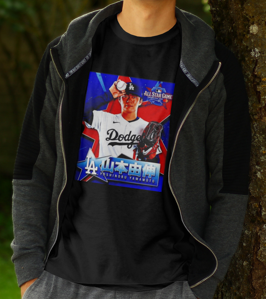 Los Angeles Dodgers Yoshinobu Yamamoto 2026 All Star Game Baseball T-Shirt