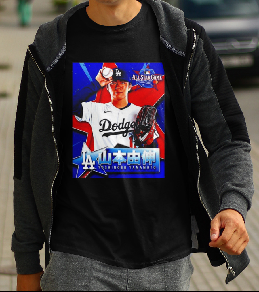 Los Angeles Dodgers Yoshinobu Yamamoto 2026 All Star Game Baseball T-Shirt