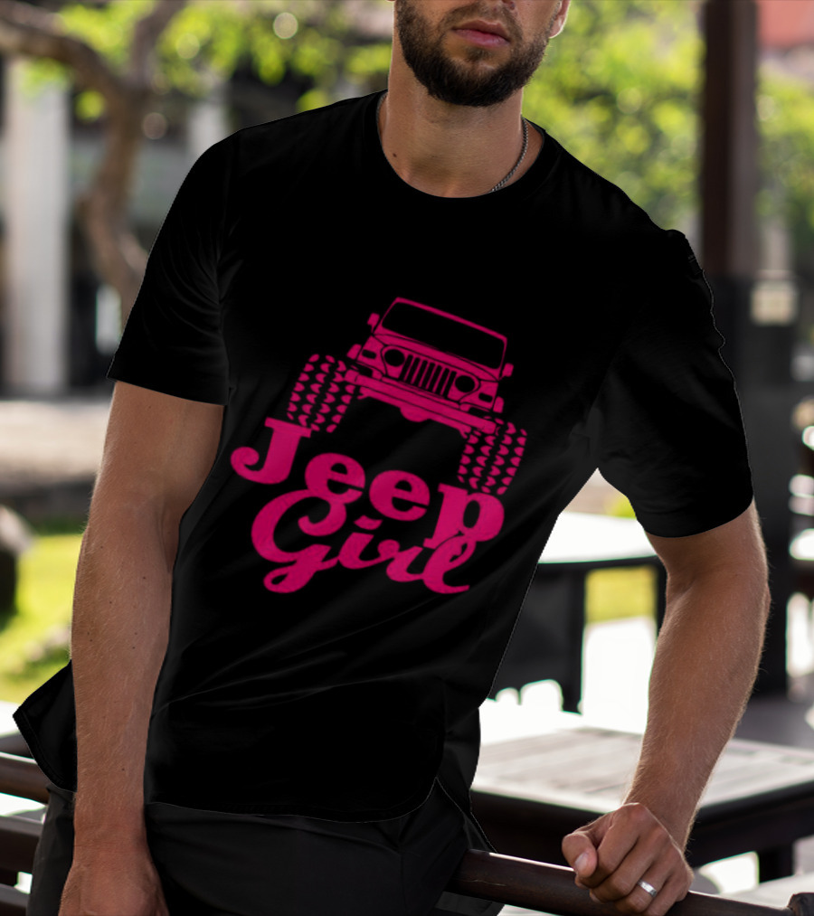 Jeep Girl Off Road Adventure Enthusiast Tire Tread T-Shirt