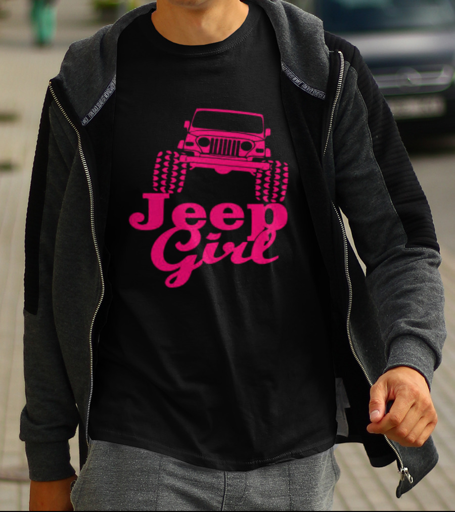 Jeep Girl Off Road Adventure Enthusiast Tire Tread T-Shirt