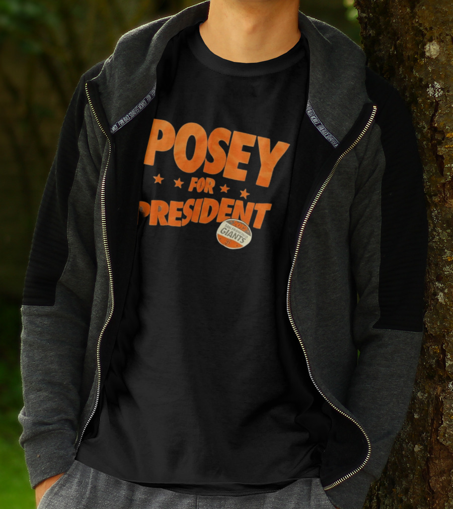 Posey For President 2012 San Francisco Giants T-Shirt