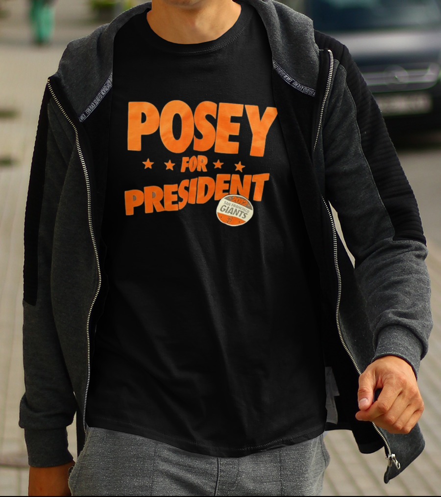 Posey For President 2012 San Francisco Giants T-Shirt