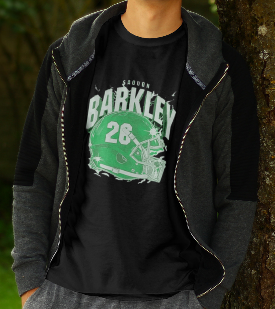 Saquon Barkley 26 Football Helmet T-Shirt