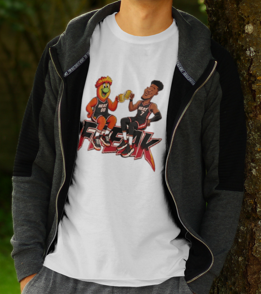 Cheers To The Freak Heat Giannis Burnie Miami T-Shirt