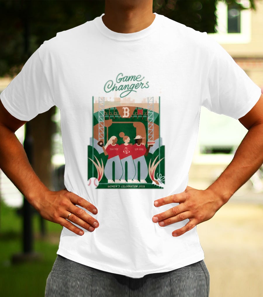 Game Changers Red Sox 2026 Women's Celebration Event Boston Fenway Park T-Shirt
